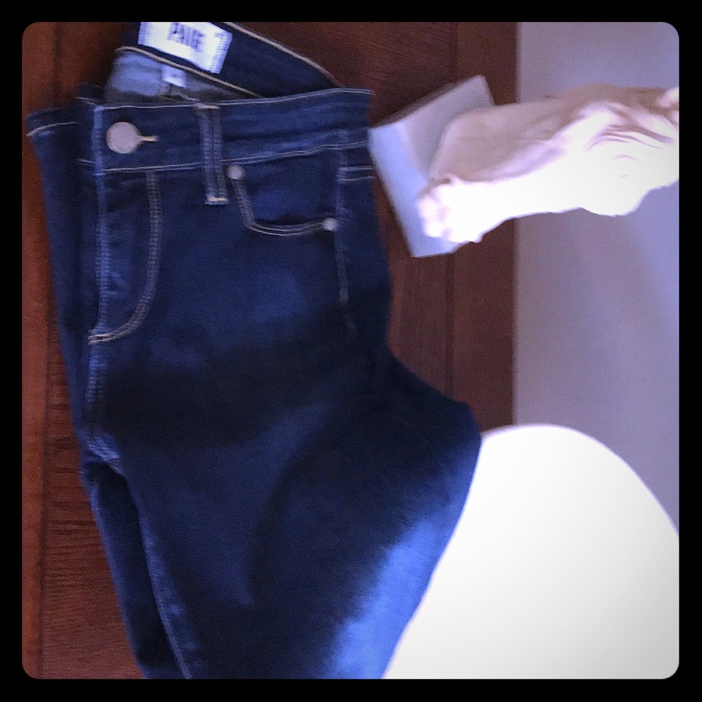 Designer Paige Denim size 29.  Straight leg.